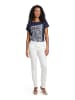 Betty Barclay Kurzarm-Shirt mit Placement in Patch Dark Blue/White