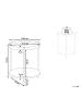 Beliani Beistelltisch LANDER in Braun/Schwarz - (W) 49 x (H) 54 x (L) 49 cm