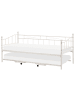Beliani Tagesbett LOUANNEC in Beige - (W) 99 x (H) 96 x (L) 215 cm