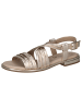Caprice Sandale in PLATIN METAL.