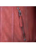 Mauritius Lederjacke Kapuze Lammleder in Rot