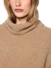 MARC CAIN COLLECTIONS Rollkragenpullover Knitted in Germany in Tannin