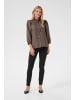 Kaffe Langarm-Bluse KAellen in Deep Taupe CC