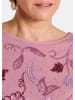 GOLDNER Kurzgröße:  Blusenshirt mit Pailletten in rosé