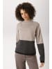 Aniston CASUAL Strickpullover in beigemeliert-anthrazit-wollweiß