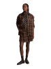 Marc O'Polo DENIM Kariertes Cord-Barnjacket regular in Medium Brown