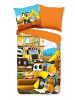 JACK 2 tlg. Renforcé Wende- Bettwäsche 135x200cm Baustellen- Abenteuer