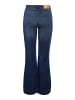 Noisy may Flared Jeans in Medium Blue Denim