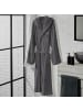 REDBEST Frottier Unisex-Bademantel mit Kapuze Chicago in anthrazit