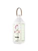 Mr. & Mrs. Panda Outdoor Laterne Einhorn Vegan mit Spruch in Transparent