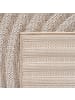 KADIMA DESIGN Teppich Outdoor Flachgewebe Boho Muster Polypropylen Balkon in Beige