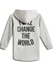 Sometime Soon Kapuzenpullover Raglanärmel Stmmontery Hoodie Kinder in GREY MELANGE
