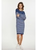 usha BLUE LABEL Damen Kleid in MARINE WEISS