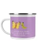 Mr. & Mrs. Panda Kaffeebecher Scheidung Neuanfang mit Spruch in Lavendeltraum