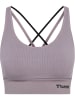 Hummel Hummel Top Hmlmt Yoga Damen Atmungsaktiv Schnelltrocknend Nahtlosen in MINIMAL GRAY