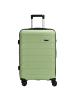 D&N Travel Line 4100 - 4-Rollen-Trolley M 64 cm (taupe) in lime green