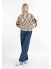 myMo Damen Strickpullover in Braun Mehrfarbig