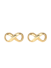 Elli Ohrringe 925 Sterling Silber Infinity in Gold