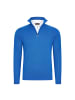 Cappuccino Italia Pullover Zip Mock in Blau