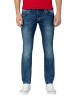 Timezone Slim Fit Jeans Stretch Denim Hose Stone Wash in Blau