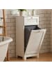 FineBuy Badregal in Weiß / MDF / 40x38x90