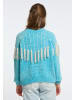IZIA Damen Strickpullover in Türkisblau