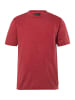 JP1880 Kurzarm T-Shirt in dunkelrot