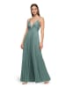 Vera Mont Chiffonkleid mit V-Ausschnitt in Cloudy Sky