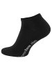 Vincenzo Rosso 24 Paar Sneaker Socken in Schwarz