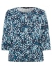 Olsen Langarmshirt Clara in marine mehrfarbig