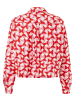 More & More Blusenjacke in circle print red and pink