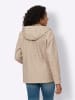 Sieh an! Softshell-Jacke in sesam-sand-bedruckt