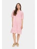 SAINT TROPEZ Kleid GeleksaSZ Gerade Passform in Pink Nectar