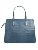 Cluty Handtasche echt Leder in blau