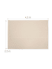 relaxdays Sonnensegel in Beige - (B)3,5 x (T)4,5 m