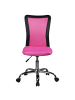 KADIMA DESIGN Kinderdrehstuhl für Schreibtisch - Ergonomischer Schülerstuhl in Rosa