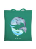 Mr. & Mrs. Panda Schultertasche Walfisch Thunfisch ohne Spruch in Mint