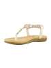 2GO FASHION Zehenstegsandalen in Gold