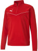 Puma T-Shirt "TeamRISE 1/4 Zip Top" in Rot