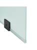 Beliani Duschwand ICALMA in Transparent/Schwarz - (W) 90 x (H) 195 cm