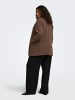 ONLY Carmakoma Blazer in Chocolate Martini