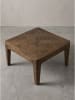 KADIMA DESIGN Sofatisch quadratisch, Massivholz, handgefertigt in Nussbaum-Mango