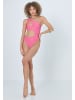 LSCN BY LASCANA Badeanzug in pink glitter