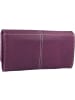 Greenburry Tumble Nappa Geldbörse Leder 19 cm in plum