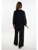 usha BLACK LABEL Strick Cardigan in Schwarz