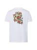 Santa Cruz T-Shirt Screaming Rose Flash in weiß