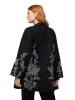 Ulla Popken Kimono in schwarz