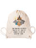 Mr. & Mrs. Panda Gym Bag Fledermaus Zauberer mit Spruch in Creme