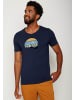 GreenBomb T-Shirt Bike Downhill in Marineblau