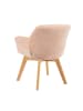 DUBI Möbel 2er-Set: Drehstuhl Mika-Ava in Rosa - (B)65 x (H)81 x  (T)66 cm